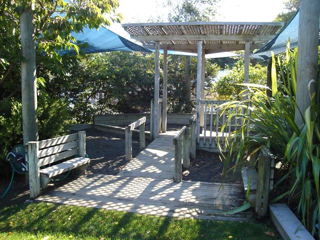 Wooden gazebo